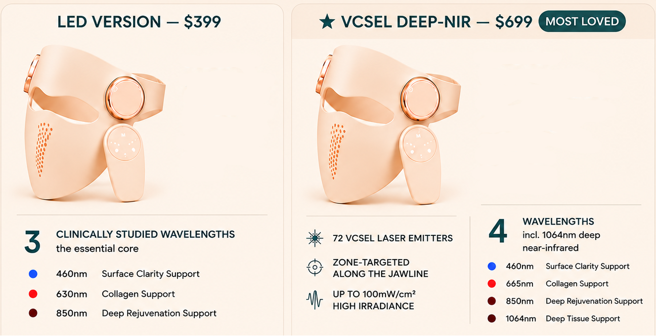 Two Versions of a Mask product Pulse and Contour Pro.