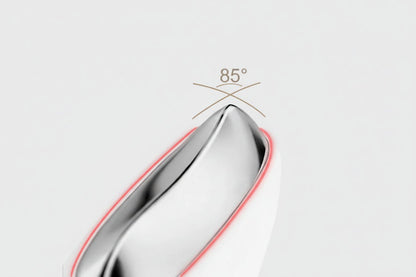 Hot & Cold LED Microcurrent Beauty Device 85-degree angle measurement 