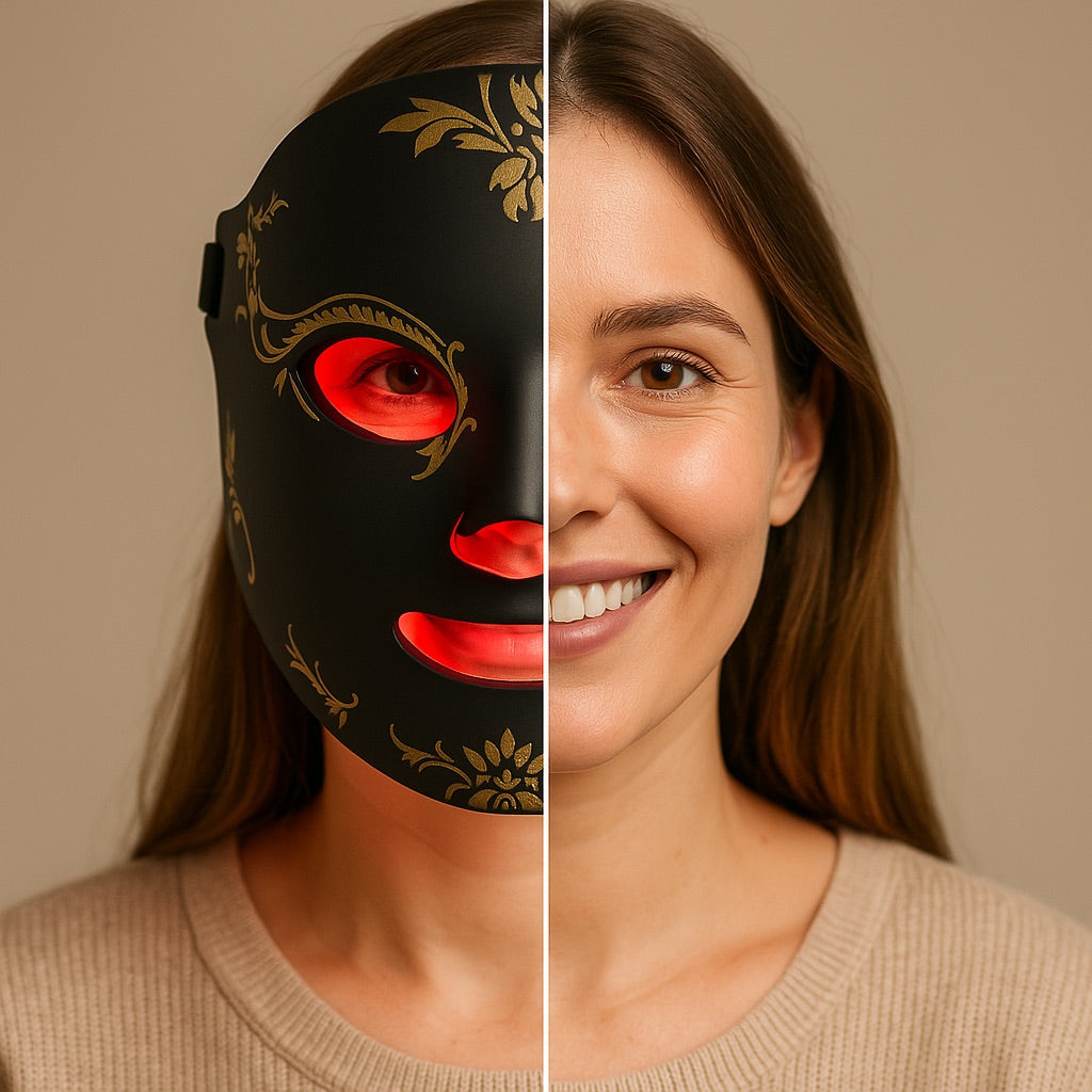 Glow Deeper: Smoother Skin, Balanced Hormones, Better sleep, Calmer Mood, and please your wallet with NuYOU360 Red Light Therapy Face Mask