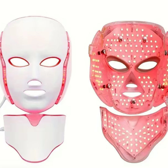 NuYOU360™ Colorful LED Beauty Mask – Multi-Mode Light Therapy & Micro Current Facial Rejuvenation